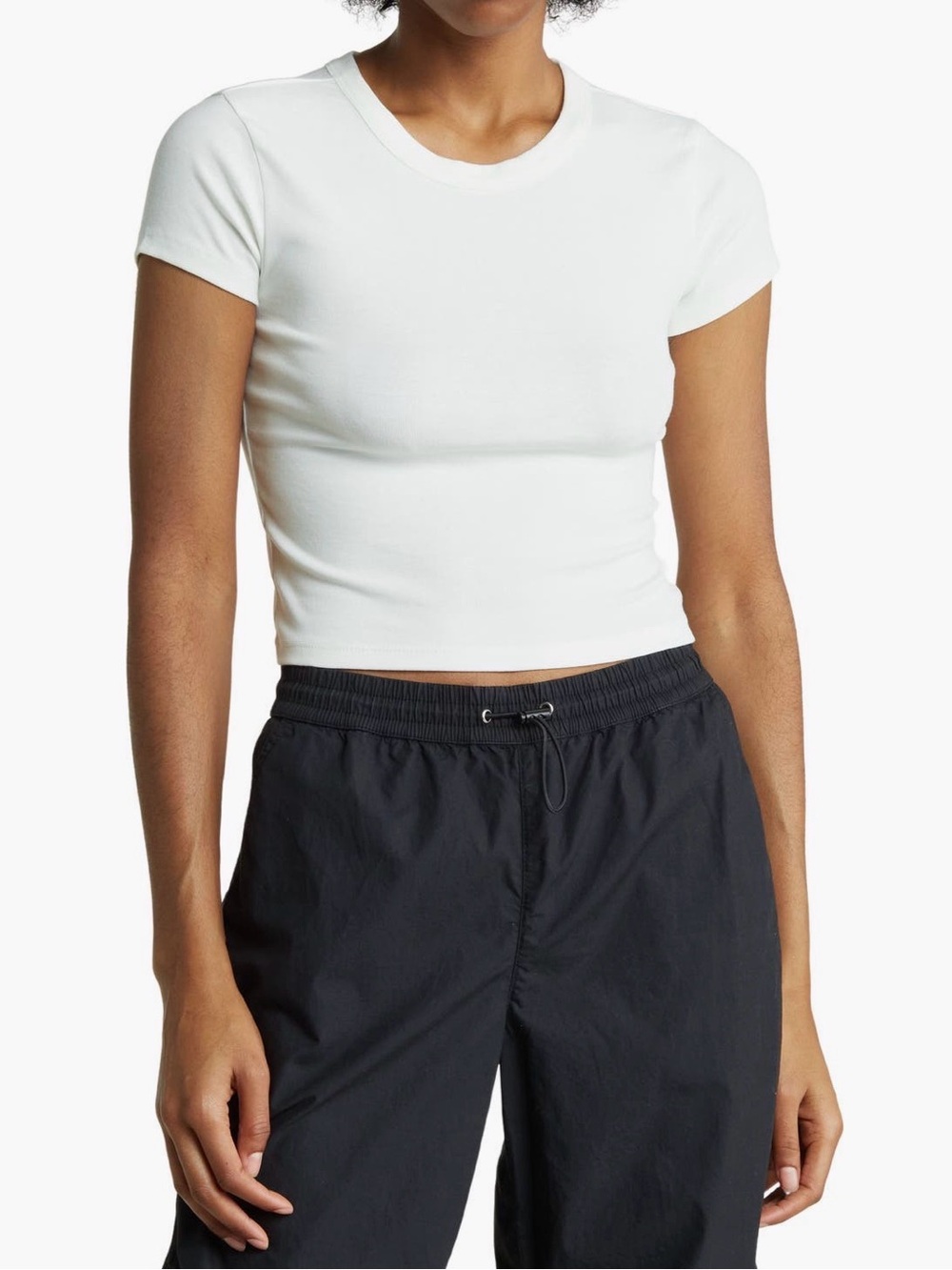 Abound Cropped Short Sleeve Baby Tee